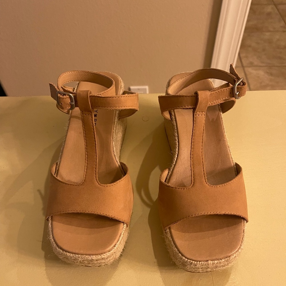 LUCKY BRAND WEDGE ESPRADILLE SANDALS